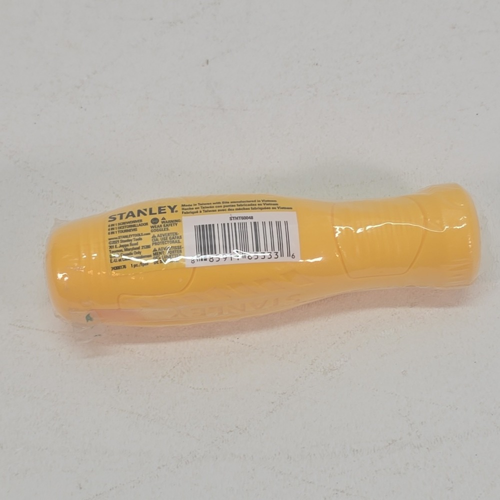 Stanley 6-in-1 Quick Change Interchangeable Screwdriver Handle Replacement Only - Picture 1 of 9
